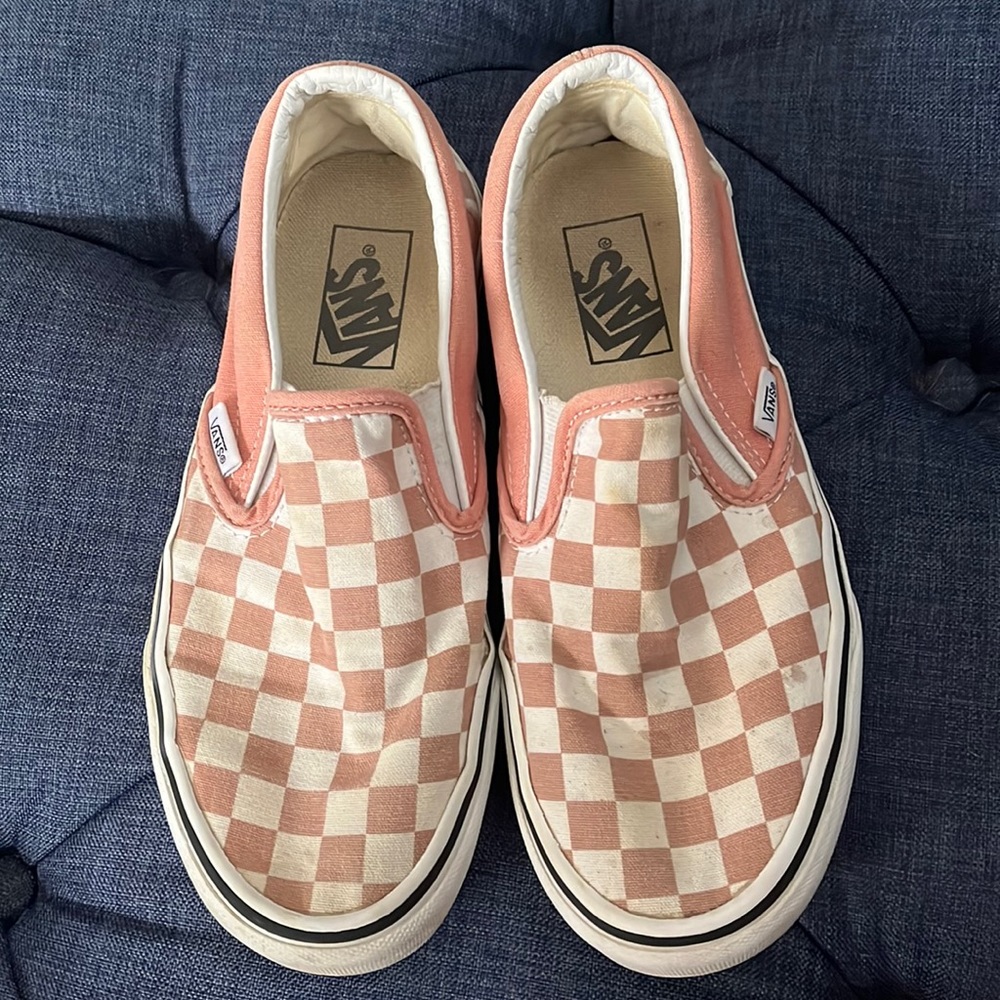 PINK CHECKERED VANS